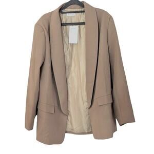 NWT Women's Taupe Open-Front Blazer. Very Nice! I’m reposting as it didn’t fit.